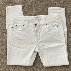 Vineyard Vines Women’s White Solid Cropped Jeans
